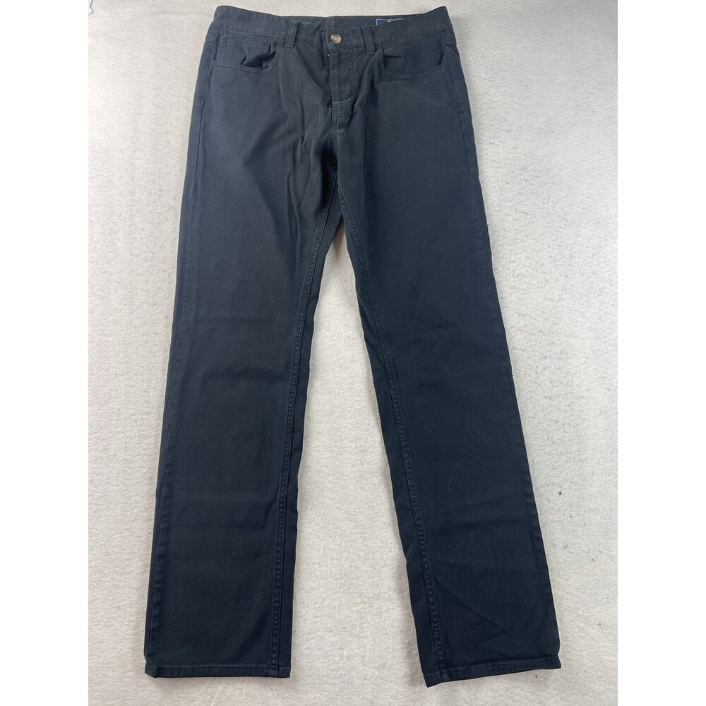 Vineyard Vines Men’s 32x32 Black Denim Stretch Straight Leg 5 Pocket Jeans